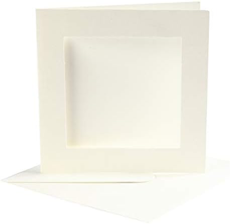 Creativ Company 23740 10-парчиња картичка Passepartout, Off-White