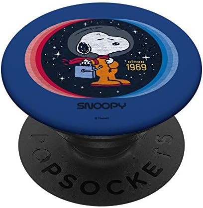Кикирики Снупи во вселената 1969 PopSockets PopGrip: Заменлива зафат за телефони и таблети