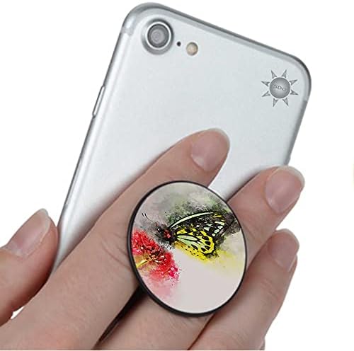 Акварел Пеперутка Телефон Зафат Мобилен Телефон Стојат одговара iPhone Samsung Галакси И Многу Повеќе
