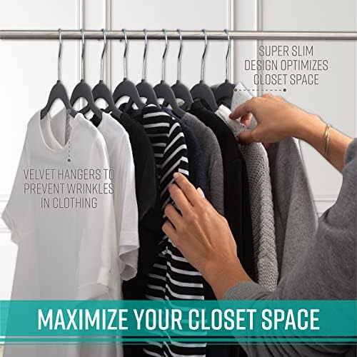 Поедноставете ги обележните закачалки - облека што не се лизга за заштеда на пластични закачалки за кошули панталони здолништа фустани џемпери марами - закачалка з