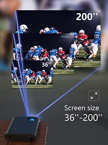 Wewatch V50 5G WiFi Projector 1080p со Blutooth, PS201 Прилагодлива висина на проекторот за статив на проекторот за висина