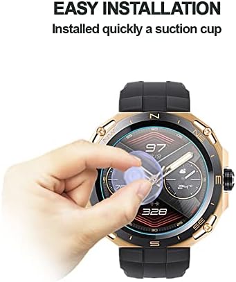 Mihence [3PCS компатибилен со Huawei Watch GT GT заштитник на компјутерски екран, 9H анти-гребење со темперамент стакло заштитен