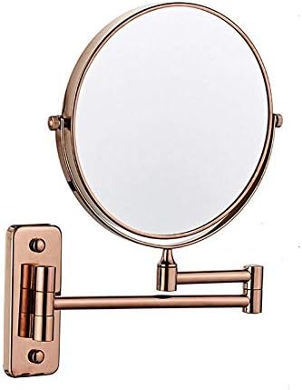 Шауни бања за бричење на огледалото за бричење на козметичко огледало 3x/1x зголемување на шминка 360 ° бричење на бања