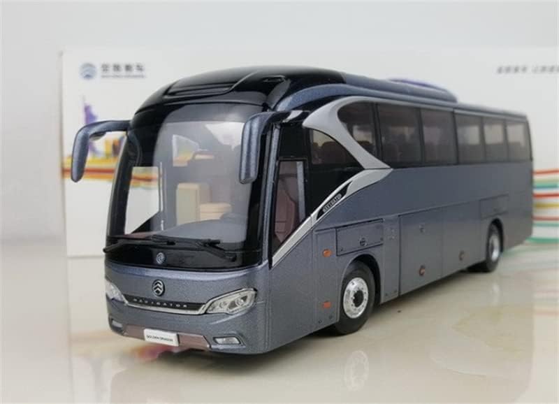 Златен змеј Jinинлонг XML6129 Пилот-турнеја автобус сива 1/42 Diecast Truck Pre-изграден модел