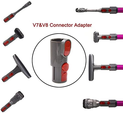 Конвертерот за адаптер за четки од деветти сезони за Dyson V11 V8 V10 V7 безжичен вакуум чистач Користете ги постарите алатки прилози