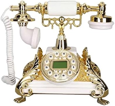 Класична телефонска поддршка на Гретд, бесплатно копче за бирање ретро фиксна старомодна кабел за кафе за дома