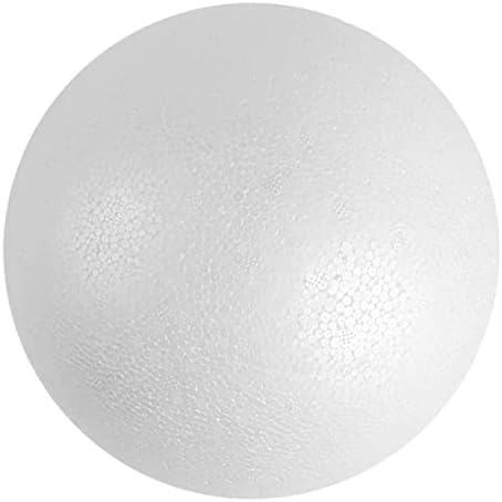 Ханабас 2 парчиња тркалезна пена топка свадба реквизити бела цврста топка измиена пена