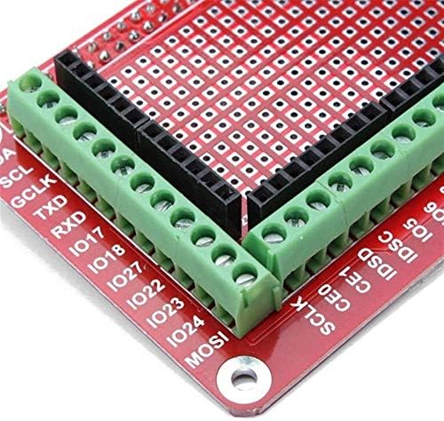 Fauuche JF-Xuan DIY комплет модул 5PCS Прототипирање на експанзија штит табла се вклопува компатибилна со Raspberry Pi 2 Model B+ / B Display Adcoursion Circuit табли