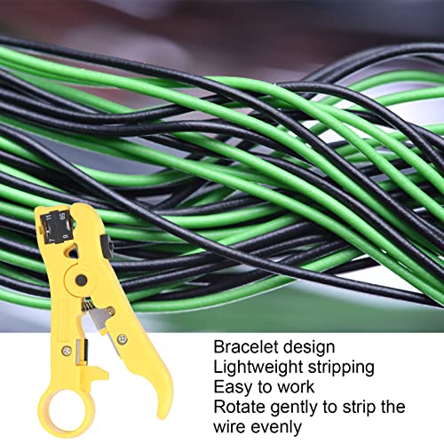 Алатка за прицврстување на жицата за алатка за жици, алатка за повеќе функции Алатка за електрична алатка за соблекување на жица за RG59/6/11/7