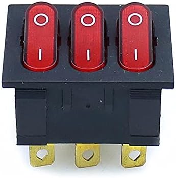 Gead Big Rocker Switchs Red три-насочен прекинувач 9 Pin 2 Позиција мулти-нож единечен фрлање 15A 250V 20A 125VAC AC OFF