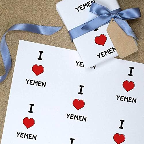 5 х А1 Го Сакам Јемен Подарок Заврши/Завиткување Хартија Листови