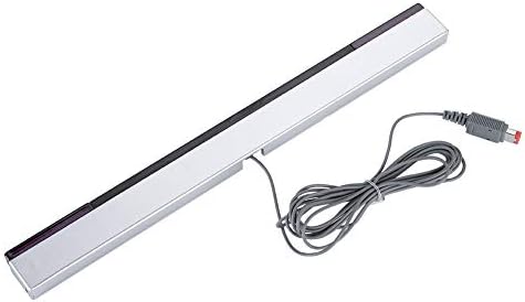 Акозон сензор лента, инфрацрвен IR сигнал Реј жичен приемник и бар, за Wii, Wii Sensor Sensor Stand Nintendo Wii Конзола за замена на конзола со контролер за продолжување на кабелот Wii