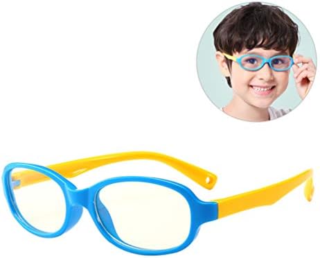 Кесјо Рамка Сина Светлина Блокирање Очила За Деца Компјутерски Игри Очила Очила Анти Око Вирус Главоболка Очила