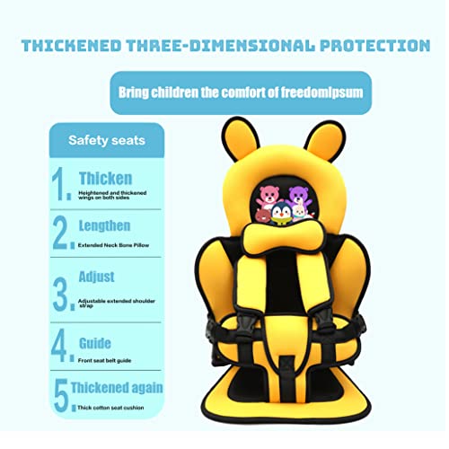 Автоматско Детско Безбедносно Седиште Едноставен Автомобил Пренослив Безбедносен Ремен,Ремен Со 5 Точки, Додатоци За Патување, Прилагодлив