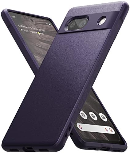 Рингке Оникс [Технологија Против Отпечатоци] Компатибилен Со Google pixel 7a Case 5G, Отпорен На Удари Цврст Тежок Нелизгачки Флексибилен Капак Отпорен На Дамки-Виолетова