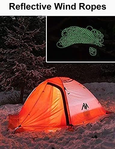 Шатор за ранец - Ајамаја водоотпорен 2 шатори за кампување со ултралејт со отстранлив дождовник, лесна алуминиумска рамка хонорарен шатор за пешачење за 1 2 лице лес?