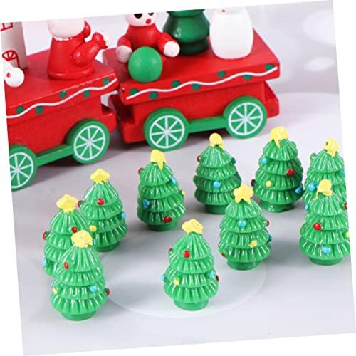Coheali 10pcs мини фигурин пејзаж модел Дрво DIY новогодишна елка