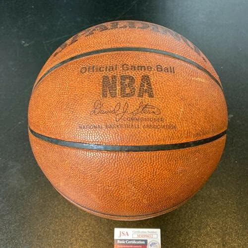 Ален Ајверсон потпиша игра користена од 1998-99 година Филаделфија 76ерс кошарка JSA COA - Автограмирани кошарка