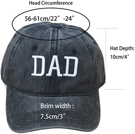Мама и тато Неструктурирана тато капа капа Бејзбол за мажи, жени, мама тато подароци памук бејзбол капа, капи за шминка