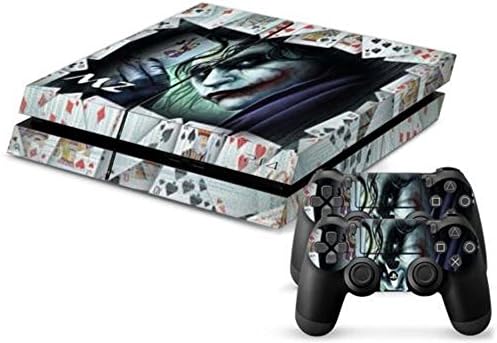 Покер Џокер Винил Налепница Налепница Кожата За Playstation 4 PS4 Конзола+Контролори