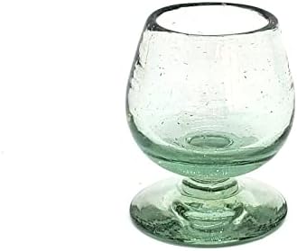Mexhandcraft Clear 2,5 Oz Tequila Sippers, рециклирано стакло, без олово, без токсин