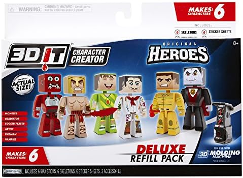 3DIT CRATER CRIATOR CITY HEROES Deluxe Refill Pack Новина играчка