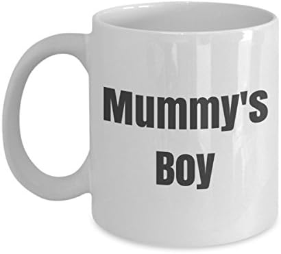 Момче На Мумијата - Подарок За Денот На Мајките или секоја пригода - Керамичка Шолја За Кафе Чај Кригла 11оз Од Протопикси