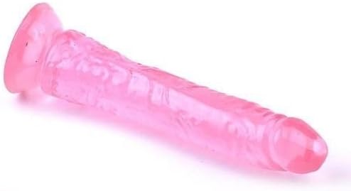 Сектојс-8,26 инчи розово исправено реалистично дилдо со вшмукување чаша мек доживотен флексибилен