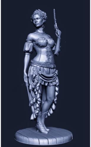 1/24 Антички племенски женски воин модел на смола смола Минијатурни делови од смола // EF6J-9