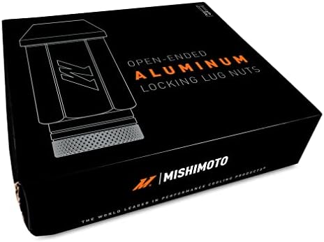 Ореви за заклучување на алуминиум Mishimoto, M12 X 1,5 компатибилен со Ford Bronco 2021+