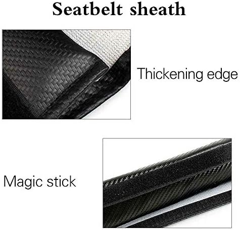2 парчиња седишта за појас на седиштата за Z71 Chevy Colorado Silverado 1500, везено лого црна кожна автомобилска лента за безбедност на појас Подлога за покривање на појас