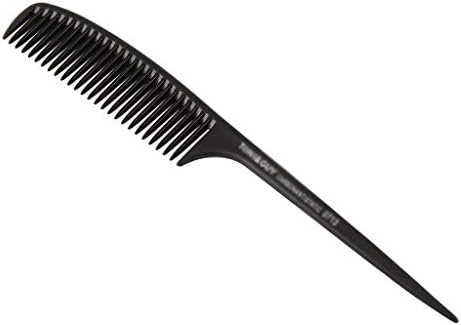 Пластичен чешел од Wpyyi, црн чешел за коса, чешел за коса, чешел за стилизирање на косата, совршен за раздвојување