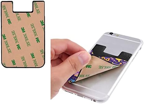 Носител на картички за паметни телефони на Rocale Owl за задниот дел на телефонот за кредитна картичка/држач за картички за паричник