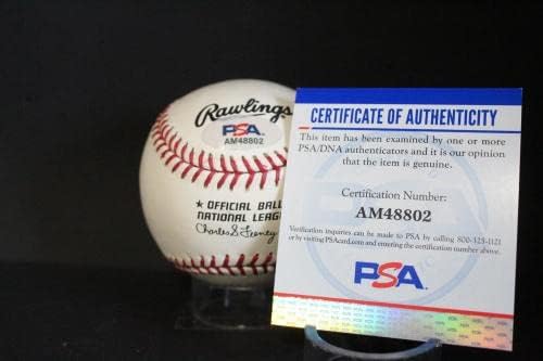 Дјук Снајдер потпиша бејзбол автограм автограм автограм PSA/DNA AM48802 - Автограмирани бејзбол