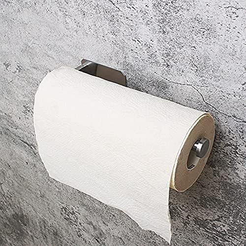 Држач за ролна на кујната Dijiamu, слободна стоечка кујна ролна хартија само лепила, држач за тоалети за тоалети, бања за ткиво за ткиво за кујнски држачи за кујнски пеш