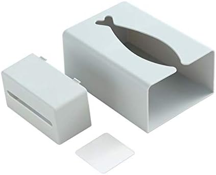Рахима Вајпинг - Ѕидна Кутија За Ткиво Кутија За Складирање Тоалетна Хартија Торба За Ѓубре Држач За Диспензерот Кутија За Ткиво Сива