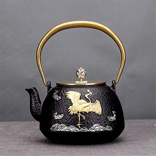 Котел од железен Чај Антички Чајник Од Железо Чајник Од Јапонски Стил Рачно Изработен Чајник Од Железо Необложен Чајник Со Врела Вода Чајници,
