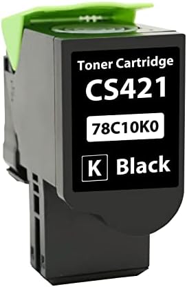 WEYNUONY CS421 78C10K0 Toner Cartridge Compatible Replacement for Lexmark CS421 78C10K0 for CS421 CS521 CX421 CX522 CX622 CX625 CS421dn CS521dn