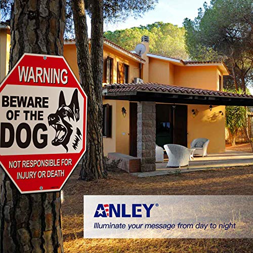 Анли Пазете се од знакот за предупредување за алуминиум за кучиња, не е одговорна за повреда или знак на кучиња за предупредување за смрт - УВ заштитен и водоотпорен