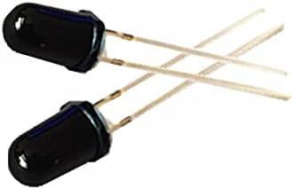 Далечински приемник LED дијаметар на диодата 3мм 5мм 2pin преку работа со дупки 10Meters или погоре, 100 парчиња/лот -