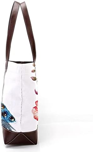 Торба торба, торба за тота за жени, торба за тота, естетска торба за тота, женски торбички чанти, цветна форма на животински птици
