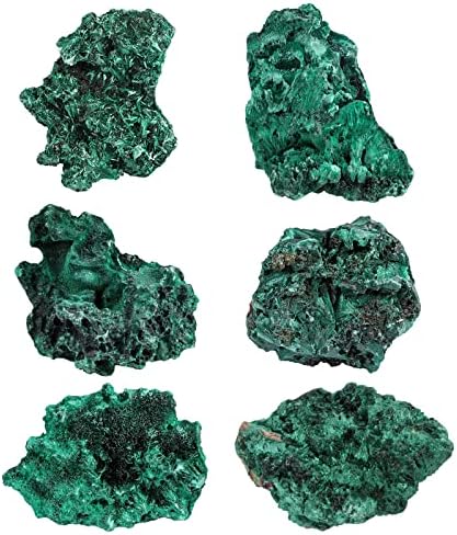 Примерок за кластери за кристали на природен суров малахит за собирање, заздравување на декорација на минерален камен за домашна канцеларија,