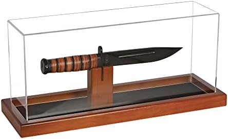 Носител на штанд на куќиште со ножеви држи до 13-инчен ловечки нож или џебен нож, чиста покривка