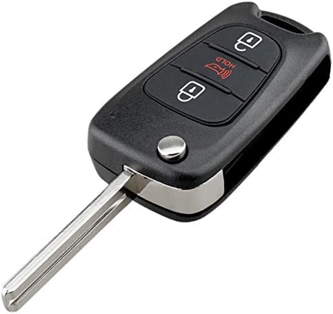 3 копчиња преклопување на замена за замена на клуч за далечински управувач за далечински управувач со клучеви за клучеви FOB