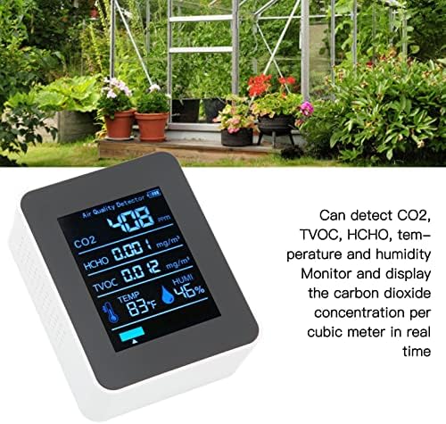 Тестер за CO2, 5 во 1 монитор за квалитет на воздухот за гимназија
