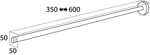 Тигар 3042 Бостон Бања Опсег Телескопски Продолжување 350-600 мм Пешкир Железнички