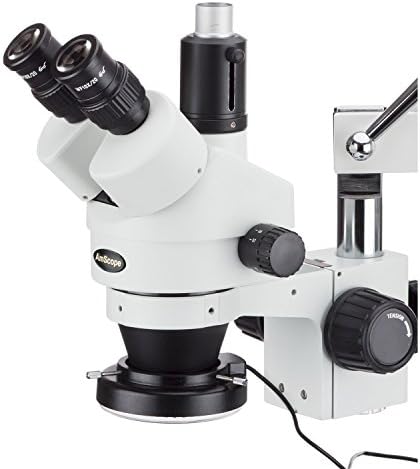 Amscope SM-4TZ-144a Професионален Тринокуларен Микроскоп За Стерео Зумирање, Wh10x Окулари, 3,5 X-90X Зголемување, 0,7 X-4,5 X Зум