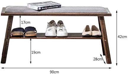 KMMK плакарот влезен ходник клупа за чевли за чевли, решетка за чевли со повеќе намени, лесен за склопување, погоден за влезна сала/дневна соба/спална соба за складира