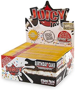 Сочни Тркалачки Хартии со Вкус На Џеј-Вкус На Роденденска Торта-Врвна Големина На Кралот