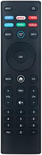 Replacement Remote Commander XRT140 XRT140RL Supports for VIZIO OLED Premium 4K UHD HDR Smart TV Quantum V/P/M Series OLED65-H1 OLED55-H1 P65QX-H1 P75Q9-H1 V405-H9 P85QX-H1 M50Q7-H1 M55Q7-H1 V435-G0